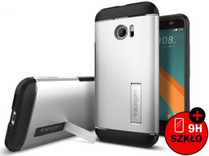 Etui spigen slim armor htc 10 - Srebrny