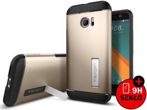 Etui spigen slim armor htc 10 - Złoty