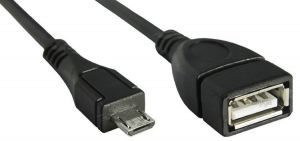 Kabel USB (F) - micro USB (M) OTG