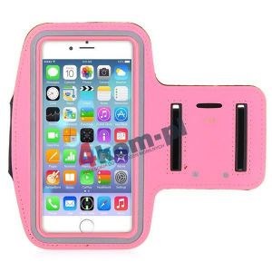 Armband opaska sportowa na ramię do iPhone 6 140x70 - Różowy