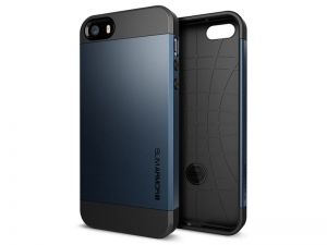 ETUI SPIGEN SLIM ARMOR IPHONE SE/5S/5 - Grafitowy