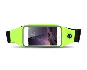Etui saszetka nerka torba pas na telefon do biegania 5.5 cali Zielone - Zielony