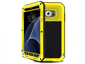 Etui Pancerne Love Mei do Samsunga Galaxy S7 - Żółty