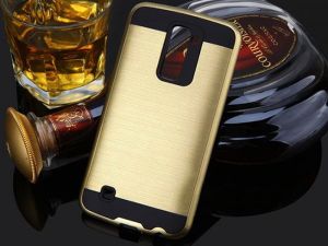 ETUI PANCERNE DO LG K10 - Złoty