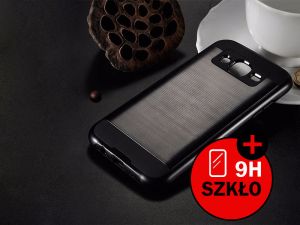 ETUI PANCERNE DO SAMSUNGA GALAXY J5 2016+ SZKŁO HARTOWANE - Czarny