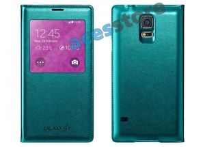 Etui ochronne S-View do Samsung Galaxy S5 - Zielony