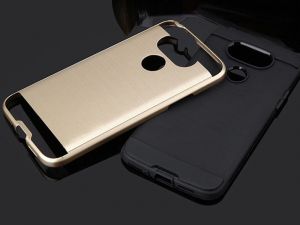 ETUI PANCERNE DO LG G5 - Srebrny