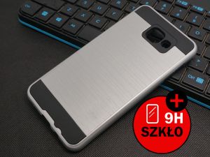 ETUI PANCERNE DO SAMSUNGA GALAXY A5 2016+ SZKŁO HARTOWANE - Srebrny