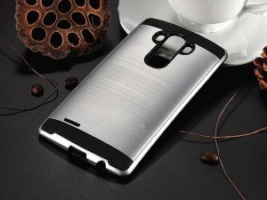 ETUI PANCERNE DO LG G4 - Srebrny