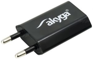 Zasilacz sieciowy USB 5W (CZARNY)