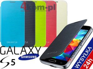 Etui flip cover do Samsung Galaxy S5 - Czarny