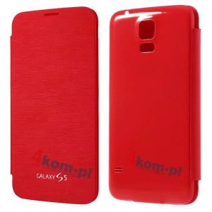 Etui flip cover do Samsung Galaxy S5 - Czerwony