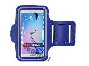 Armband opaska sportowa do Samsung Galaxy S6, S5, Grand 2, Note 4 3 2 Edge - Niebieski