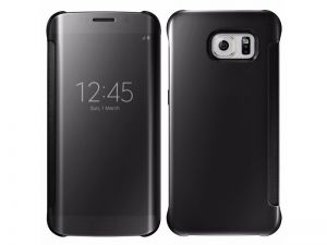 ETUI CLEAR VIEW COVER SAMSUNG GALAXY S7 EDGE - Czarny