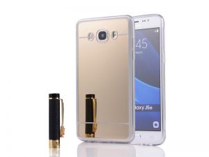 Etui lustrzane mirror gel Samsung Galaxy J5 2016 J5108 Złote - Złoty