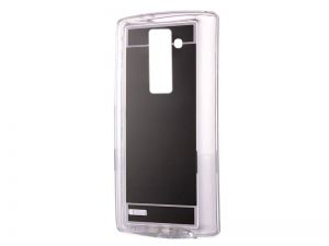 Etui lustrzane mirror gel LG K10 Czarne - Czarny