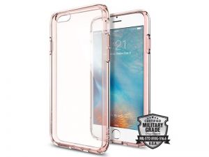 Etui spigen ultra hybrid iPhone 6 / 6s Rose Crystal - Różowy