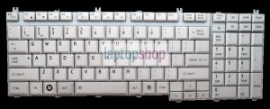 Klawiatura do laptopa TOSHIBA Satellite A500 A505 L350 L500 P200 P300 (SREBRNA, MAŁY ENTER)