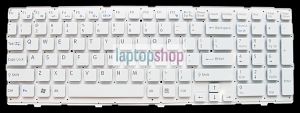 Klawiatura do laptopa SONY Vaio VPC-EH PCG-71811M PCG-71911M (WYSPOWA BEZ RAMKI, BIAŁA)